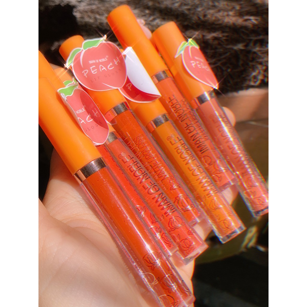 Son Kem Lì ĐÀO CAM 912 Iman of Noble nội địa sỉ rẻ lâu trôi mềm mịn chuẩn màu thơm nứt matte lipstick makeup