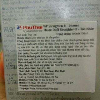 Thuốc ép- duỗi tóc
