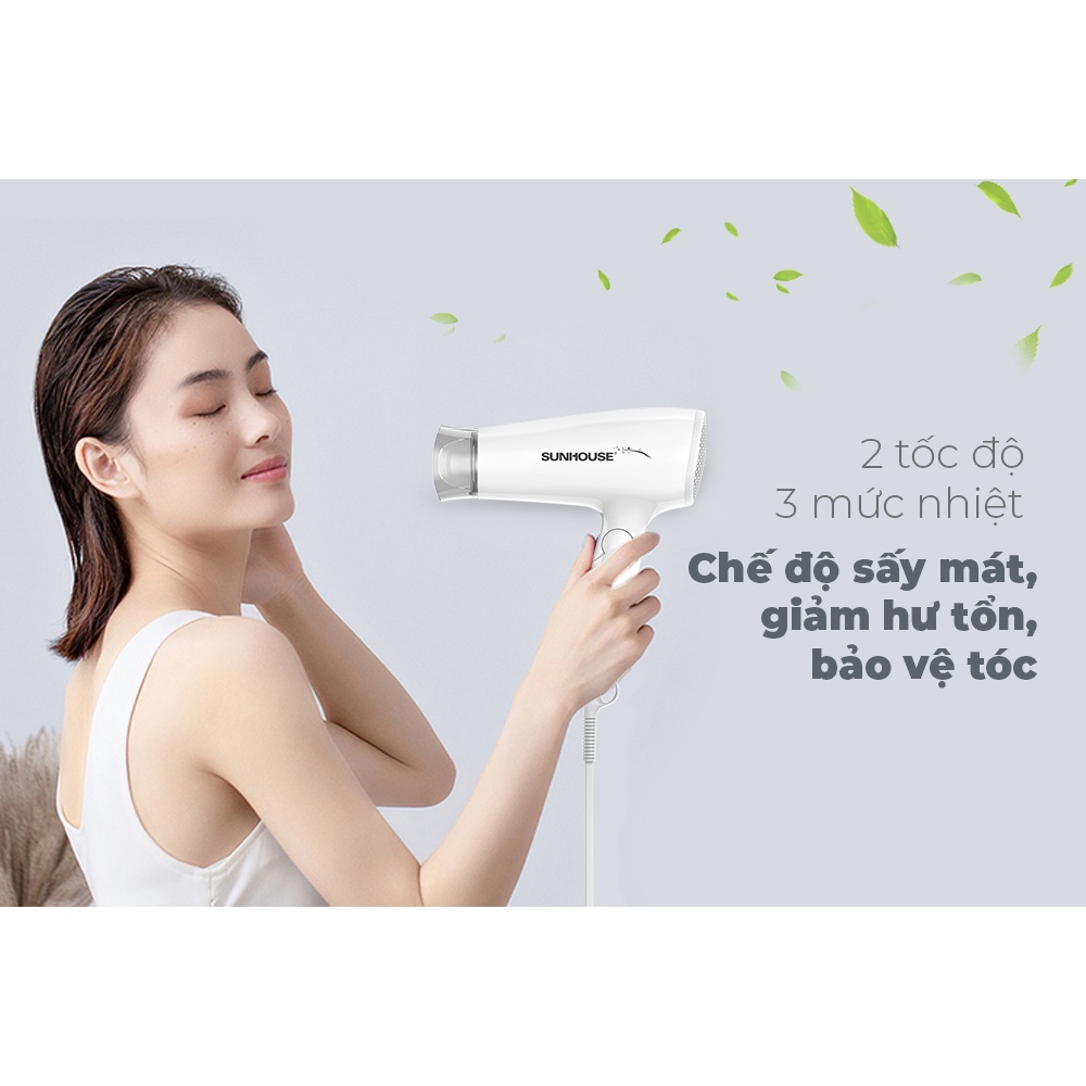 Máy sấy tóc SUNHOUSE SHD2309 - Bảo hành chính hãng 12 tháng