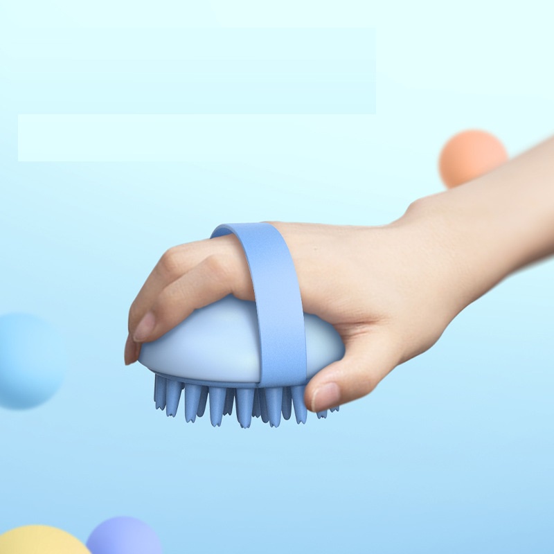 -Lược Gội Đầu Massage Silicon - Massage da đầu - Giảm rụng tóc - Kích thích mọc tóc, chọn màu