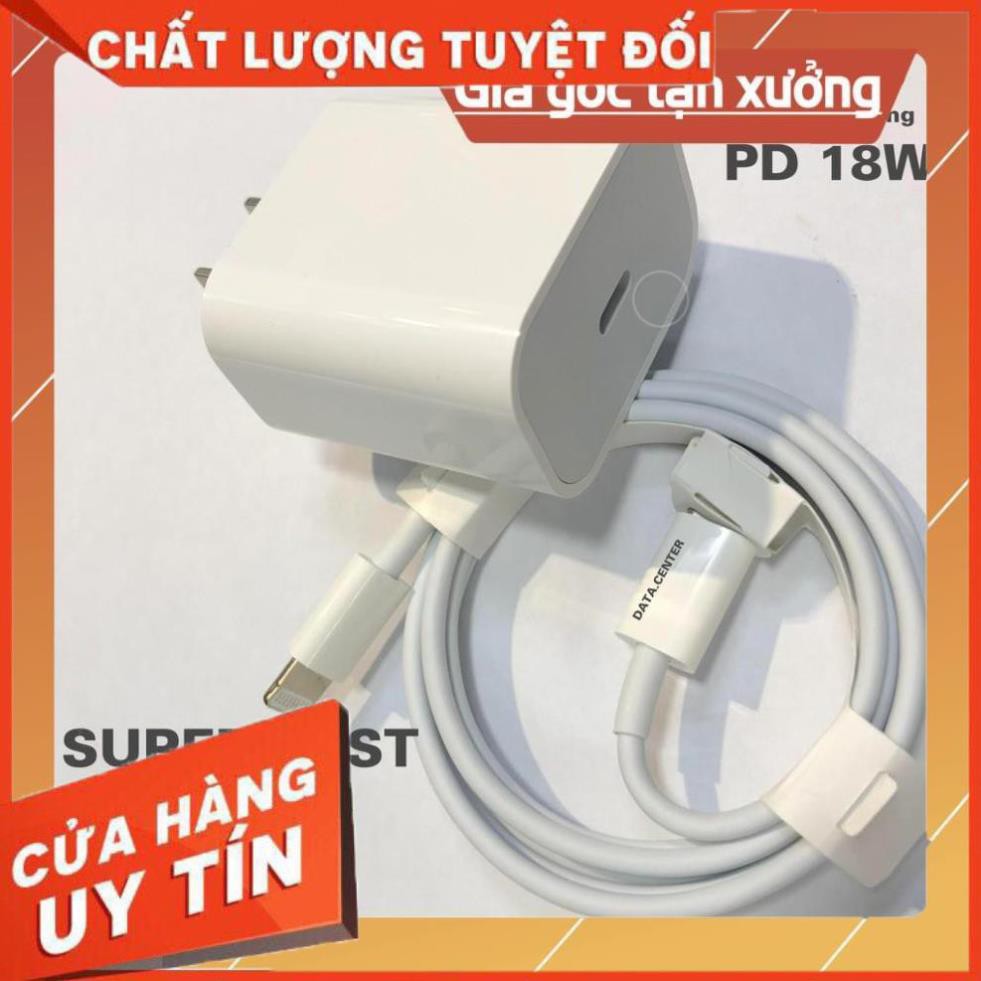 [PD 20W] BỘ CỦ CÁP SẠC NHANH IPHONE X, Xs, XSmax, 11, 11pro, promax  12 12Pro max Công Nghệ Sạc Apple không loạn cảm ứng