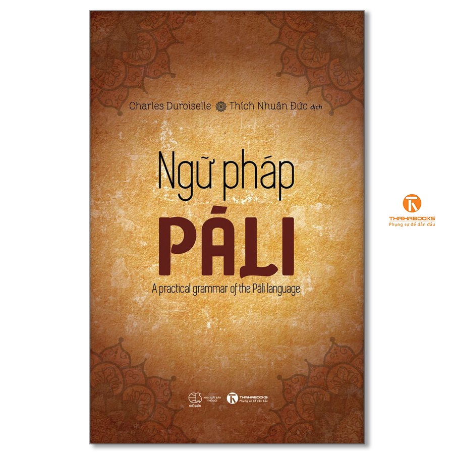 Sách - Ngữ pháp Pali