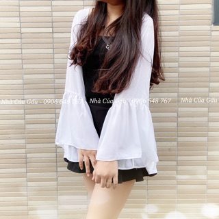 Khoác voan tay loe rất xinh