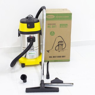 Máy hút bụi công nghiệp hiclean hc301, công suất 1600w, dung tích 30l, hàng chính hãng