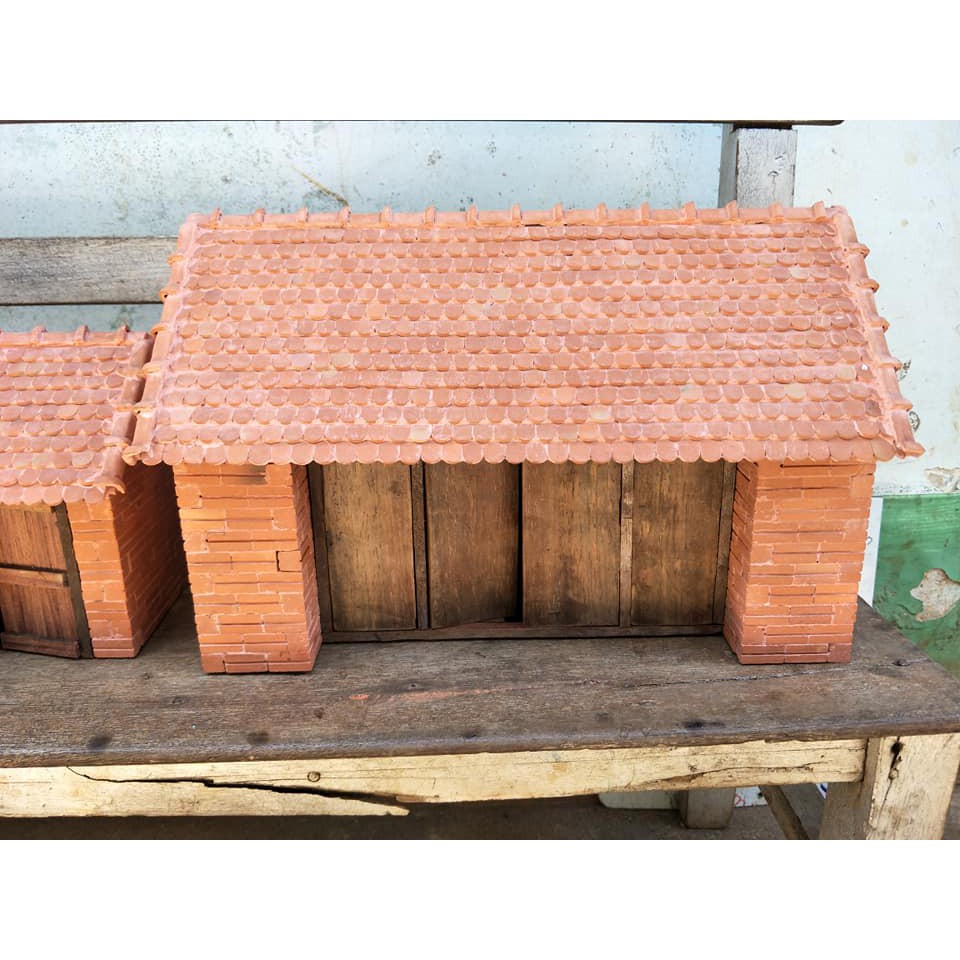 Gạch mini làm nhà xây DIY, nhà mini, trang trí tiểu cảnh terrrarium