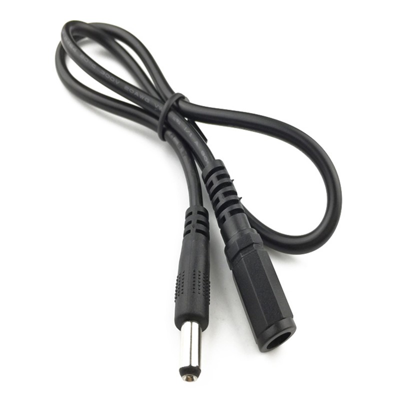 Dây cáp nối dài nguồn điện 1m DC tiện dụng 5.5mm x 2.1mm