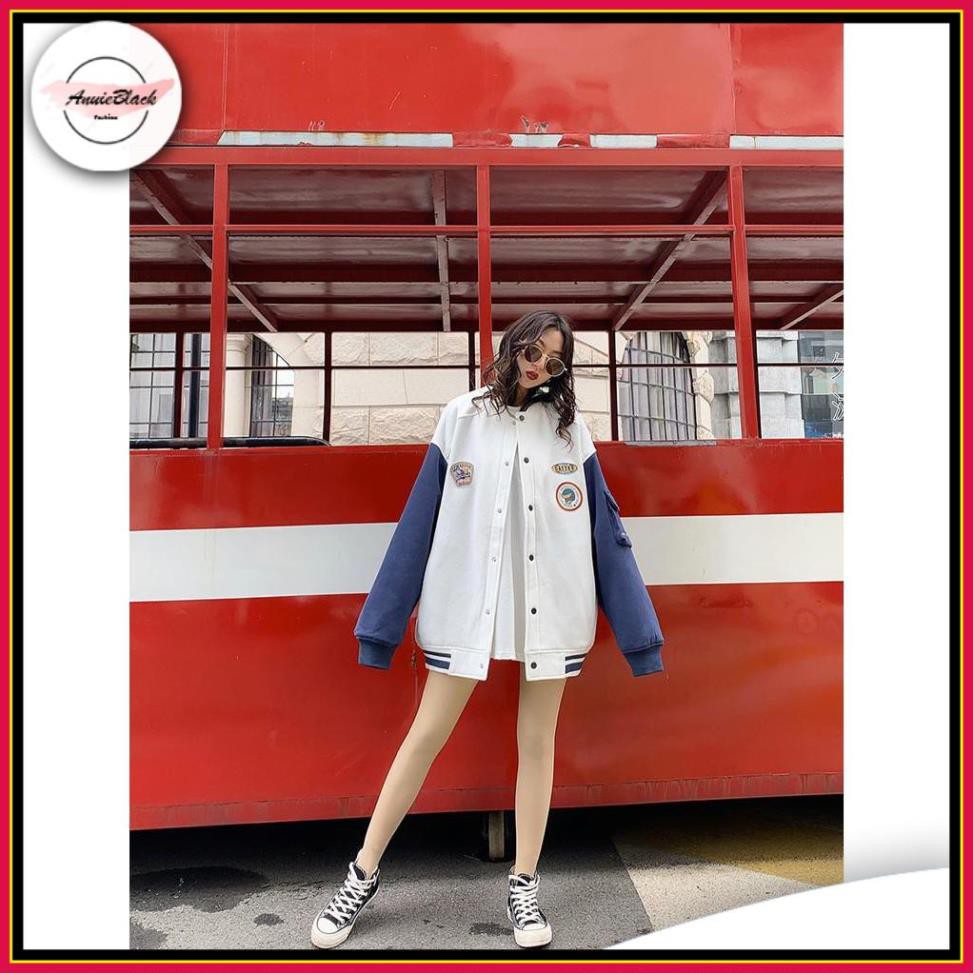 [Mã  ANUI20 hoàn 20k xu đơn 0đ] Áo Bomber Nỉ Cattee Dáng Rộng Nam Nữ 🦋 Áo Khoác Tay Phối Túi Hộp Tay Unisex 🦋 AB | BigBuy360 - bigbuy360.vn