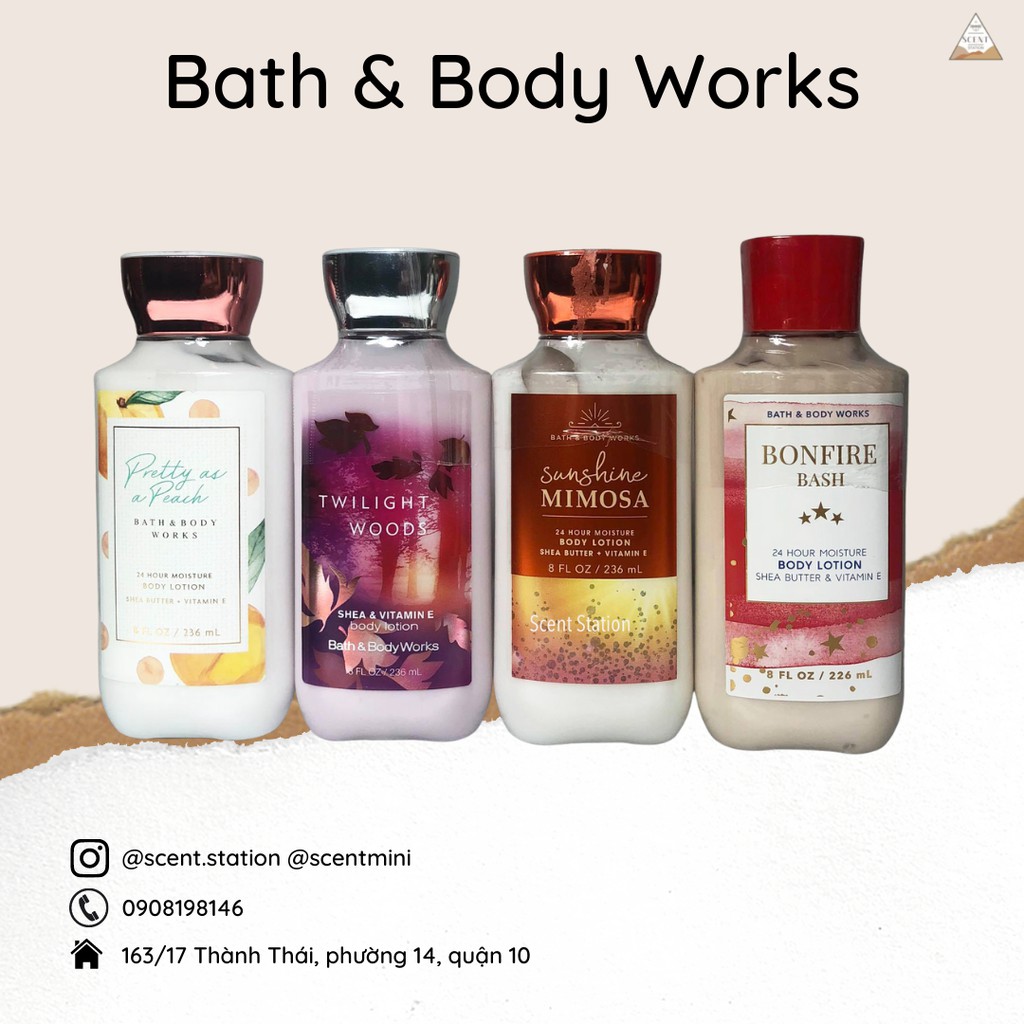 Lotion dưỡng thể Bath &amp; Body Works 236ml