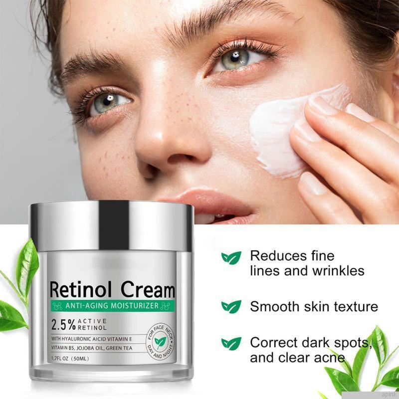 Kem Dưỡng Da Mặt Retinol 50ml Dưỡng Ẩm Chống Lão Hóa Làm Trắng Và Tái Tạo Làn Da