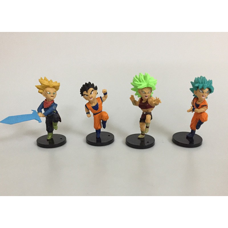 Combo 8 nhân vật 7 viên ngọc rồng Dragon Ball Songoku Son Goku chibi dễ thuong 6-8cm