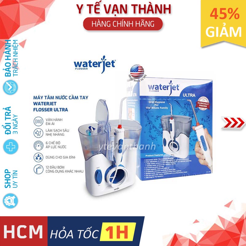 ✅ [BH 12 THÁNG] Máy Tăm Nước Để Bàn Waterjet Flosser Ultra | Chính Hãng USA -VT0508