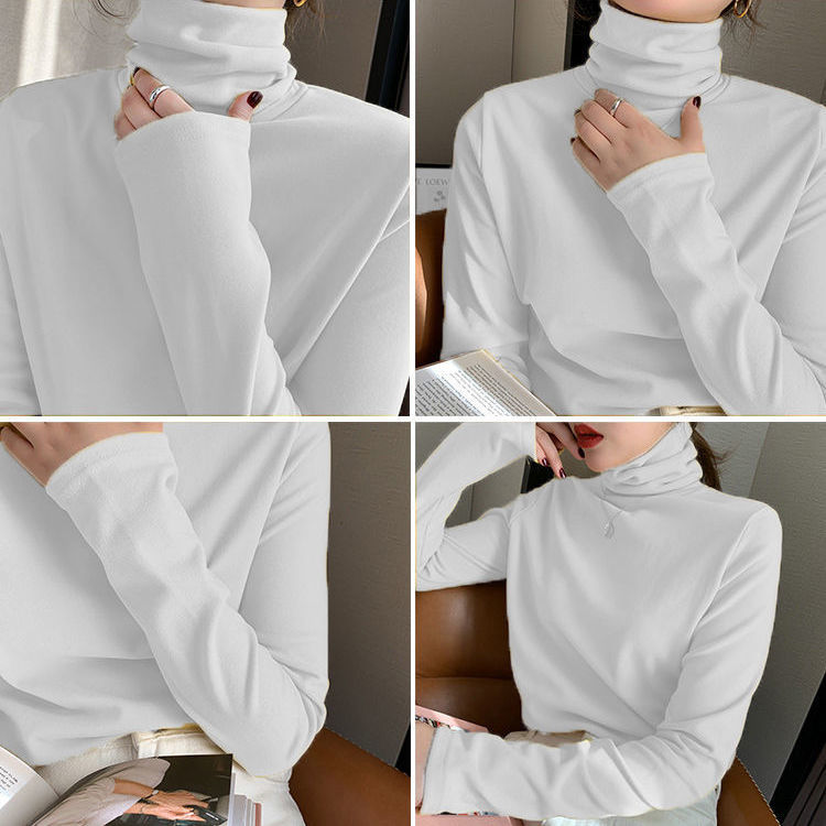 Áo Giữ Nhiệt Màu Trơn Thời Trang Nữ