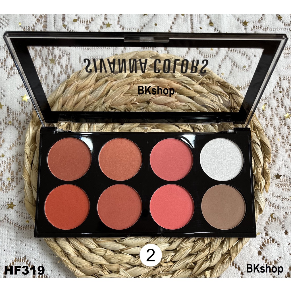 Sét Phấn Má Hồng - Tạo Khối - Highlight Sivanna Ultra Blush Palette HF319