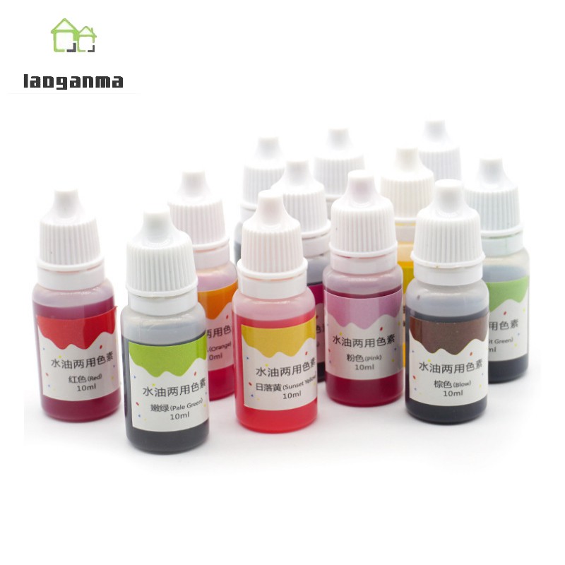 10ml Handmade Soap Dye Pigments Base Color Liquid Pigment DIY Manual Soap Colorant Tool Kit