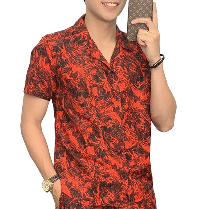 Áo sơ mi - Áo sơ mi ngắn tay - kiểu dáng trẻ trung, phom vừa vặn mặc rất thoải mái, chất vải cotton mát không nhắn | BigBuy360 - bigbuy360.vn