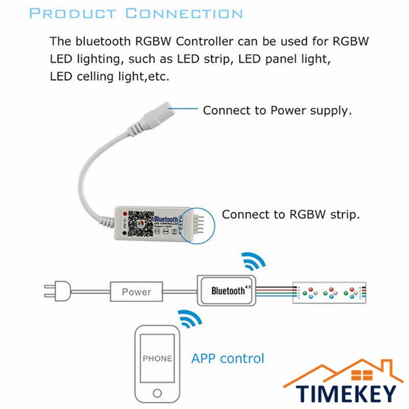 Bộ điều khiển đèn LED wifi RGB 5050 3528