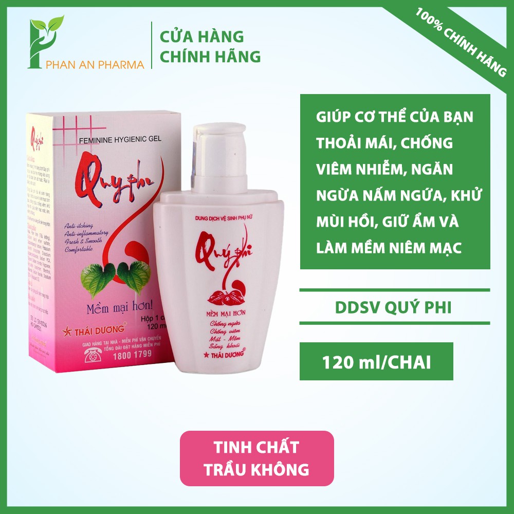 Dung dịch vệ sinh phụ nữ Quý Phi 120ml - CN166