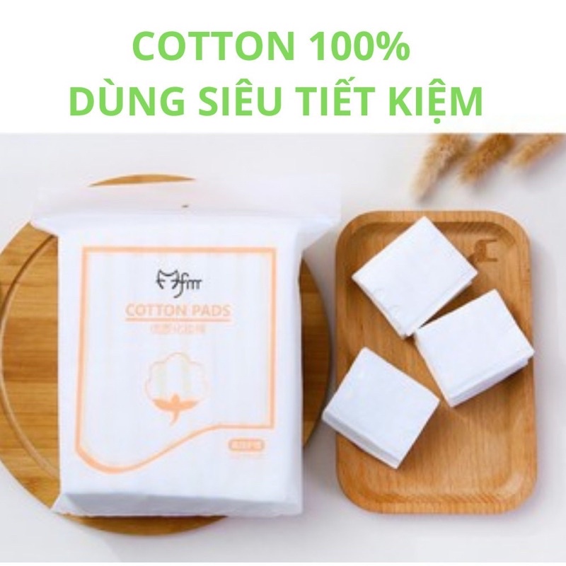 Bông tẩy trang 3 lớp cotton pads 222 miếng dễ sử dụng lại cực kì tiết kiệm