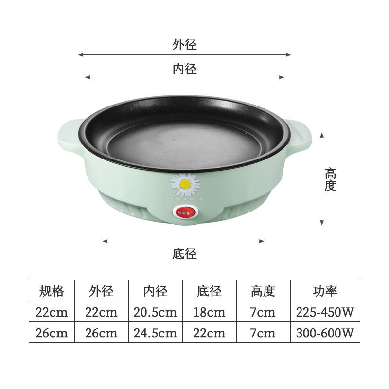 Bộ 4 Chảo Nướng Bbq Teppanyaki &amp; Nồi Hấp Mini Không Dính Đa Năng