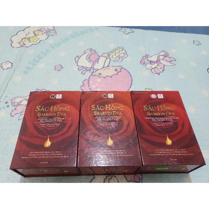 Sắc hồng Sharvin eva, viên uống bổ sung collagen, tăng nội tiết tố nữ, giúp sáng da đẹp da