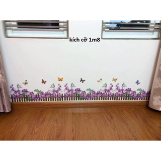 Decal dán chân tường kiểu mới