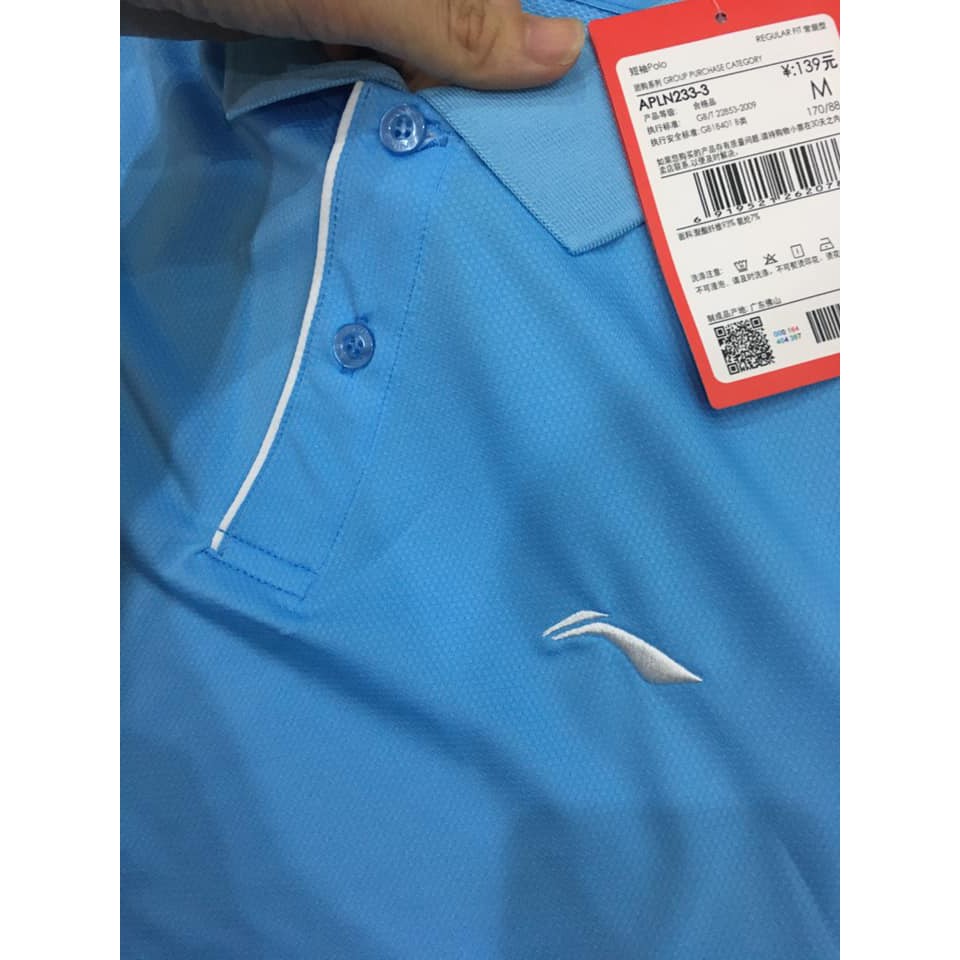 (Xả 249k) Áo Lining nam xanh nhạt mã rhA | BigBuy360 - bigbuy360.vn