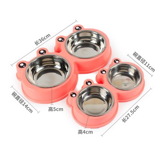 BÁT ĂN ĐÔI HÌNH ẾCH CHO CHÓ MÈO THÚ CƯNG