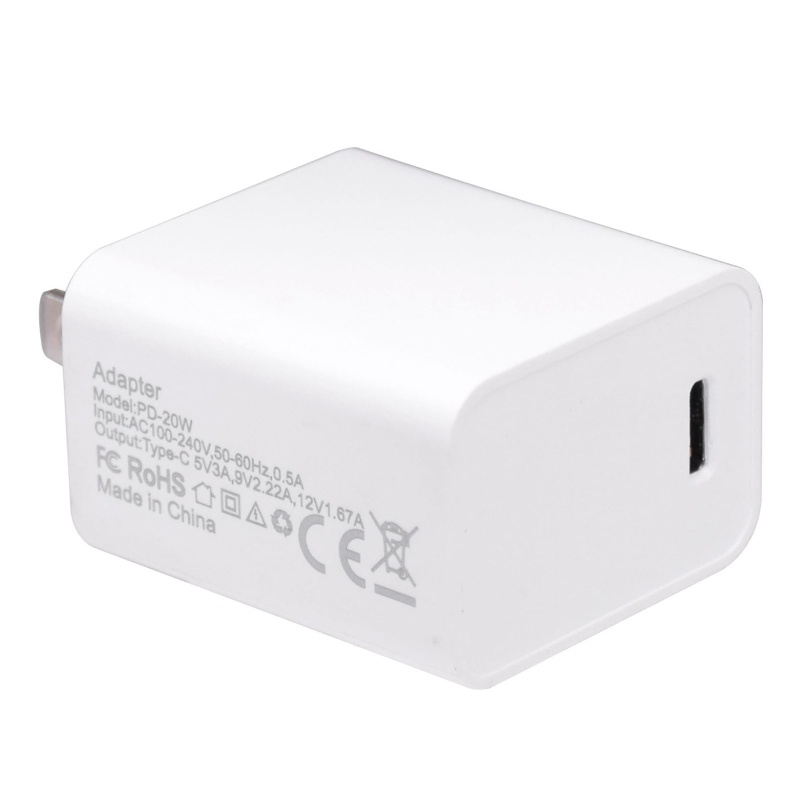 Cốc Sạc Điện Thoại Cổng USB Type C 20W AU EU UK US Chất Lượng Cao