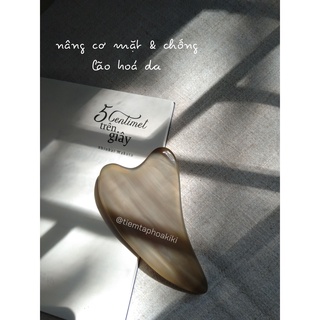 Dụng cụ massage nâng cơ & chống lão hoá (hình trái tim thon dài) - Dụng cụ  GUASHA