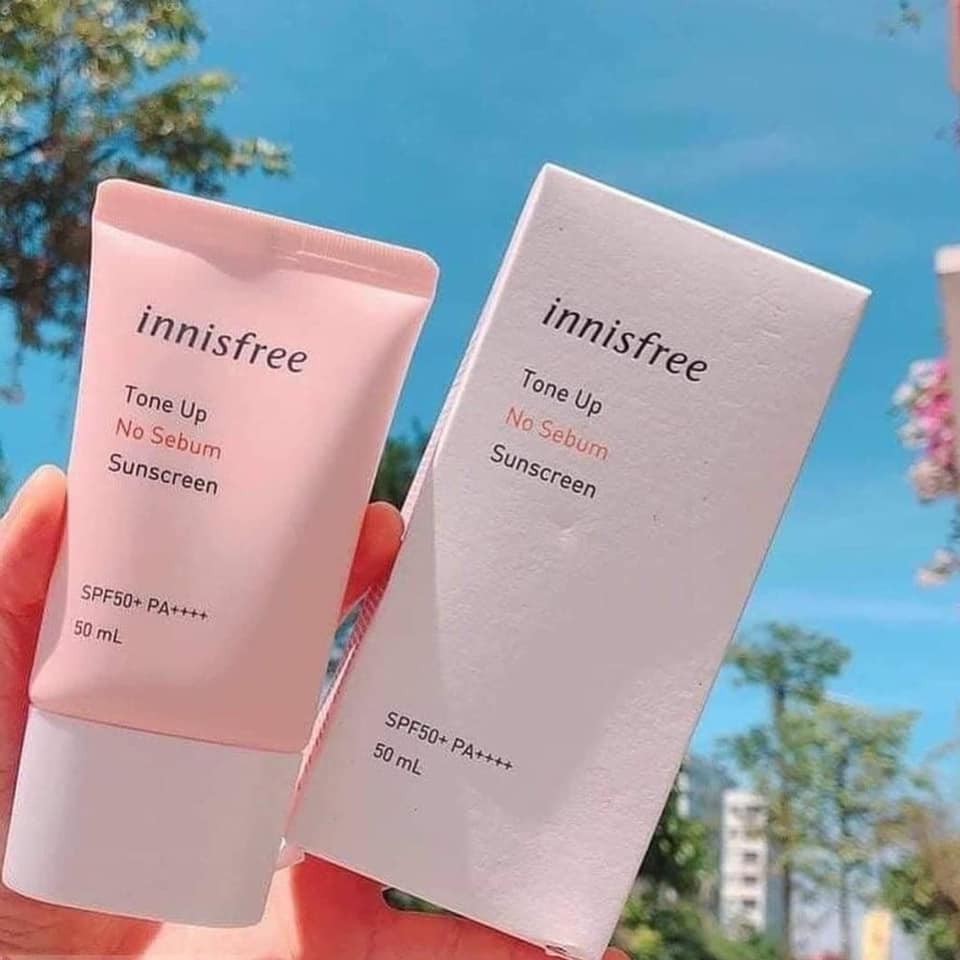 Kem Chống Nắng Innisfree Hồng và Vàng Sunscreem 50ml Có Độ Chống Nắng SPF 50+ PA +++ | BigBuy360 - bigbuy360.vn