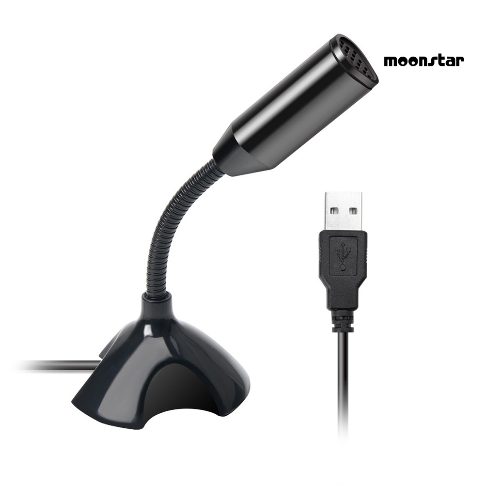 MN_moonstar Home Studio Portable USB Omnidirectional Computer Laptop Desktop Microphone