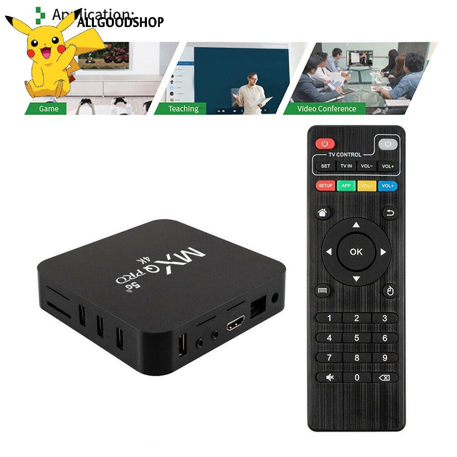 Thiết bị chuyển đổi TV thường thành TV thông minh MXQ PRO 5G TV ANDROID BOX 4K 4G+64G