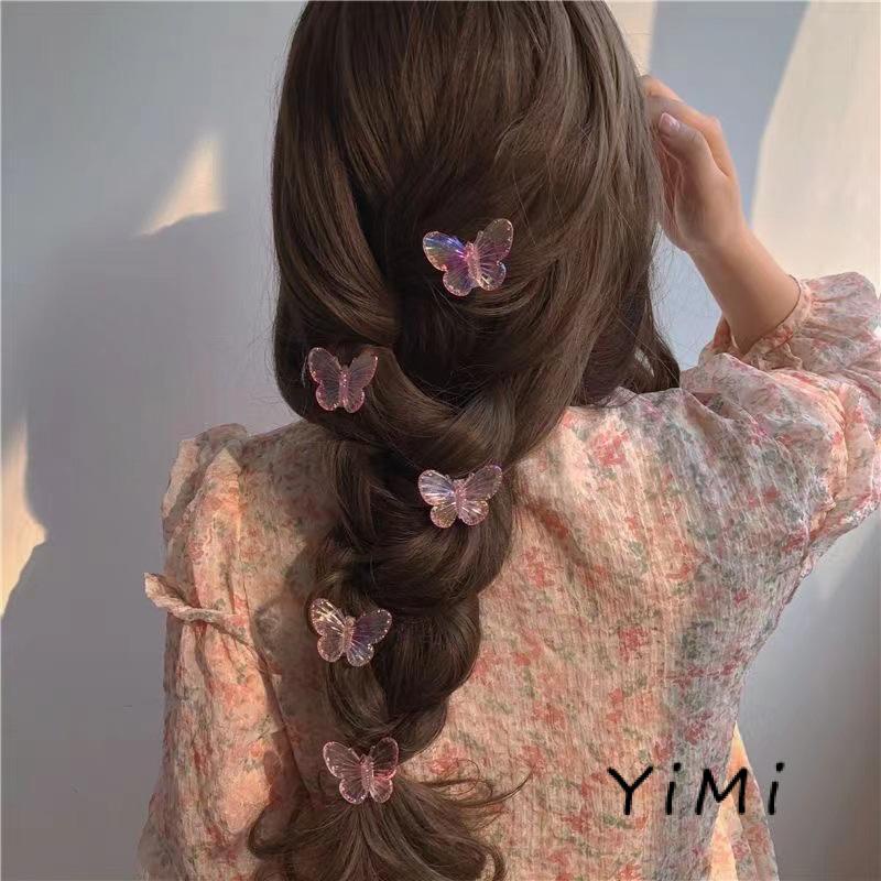 Kẹp Tóc Hình Bươm Bướm Nhiều Màu Xinh Xắn Cho Nữ