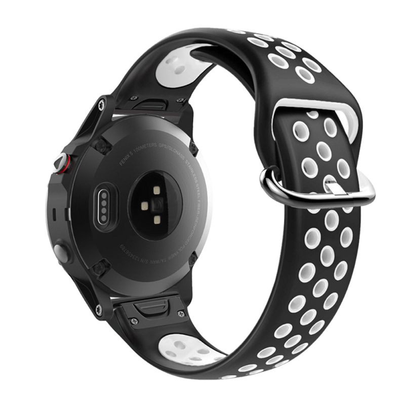 Silicone Dây Đeo Thay Thế Chất Liệu Silicon Màu Trơn Cho Garmin Fenix 5 / 5plus / 6 / 6pro