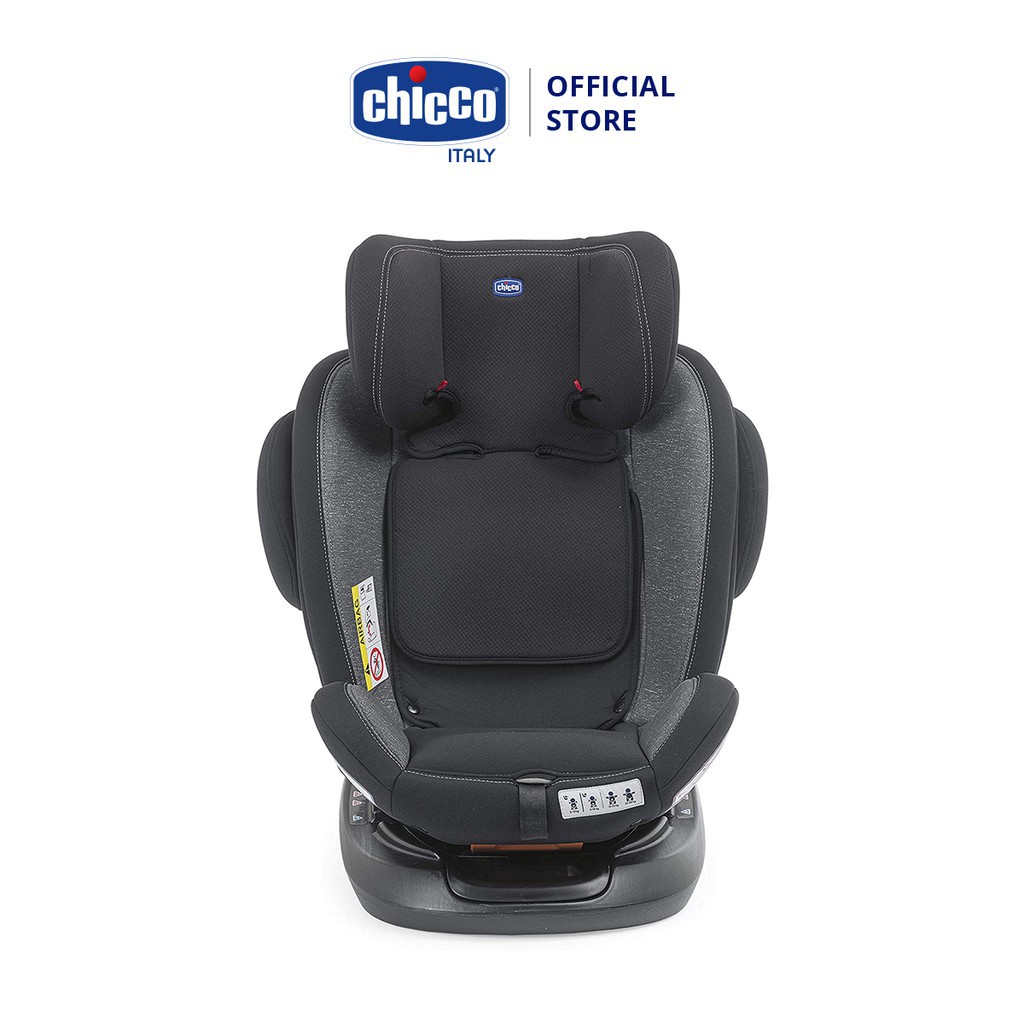 Ghế ngồi ô tô Chicco Unico Plus Isofix 0-12Y xoay 360˚ Đen Shadow