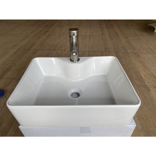 [Bộ Lavabo Đặt Bàn Vuông Dễ Dàng Lắp Đặt ]