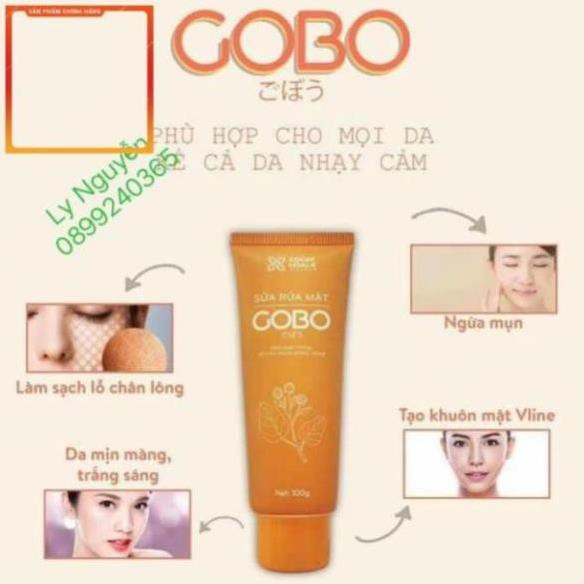 [TẶNG MIẾNG PAD RỬA MẶT 99K] Sữa rửa mặt GOBO thảo dược thiên nhiên | BigBuy360 - bigbuy360.vn