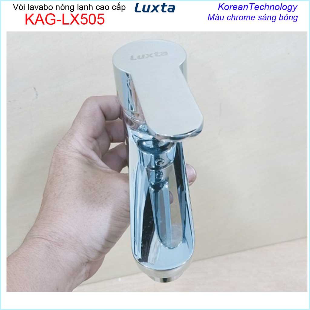 Vòi lavabo nóng lạnh Luxta KAG-LX505, vòi chậu cao cấp chất lượng tốt giá tốt siêu bền