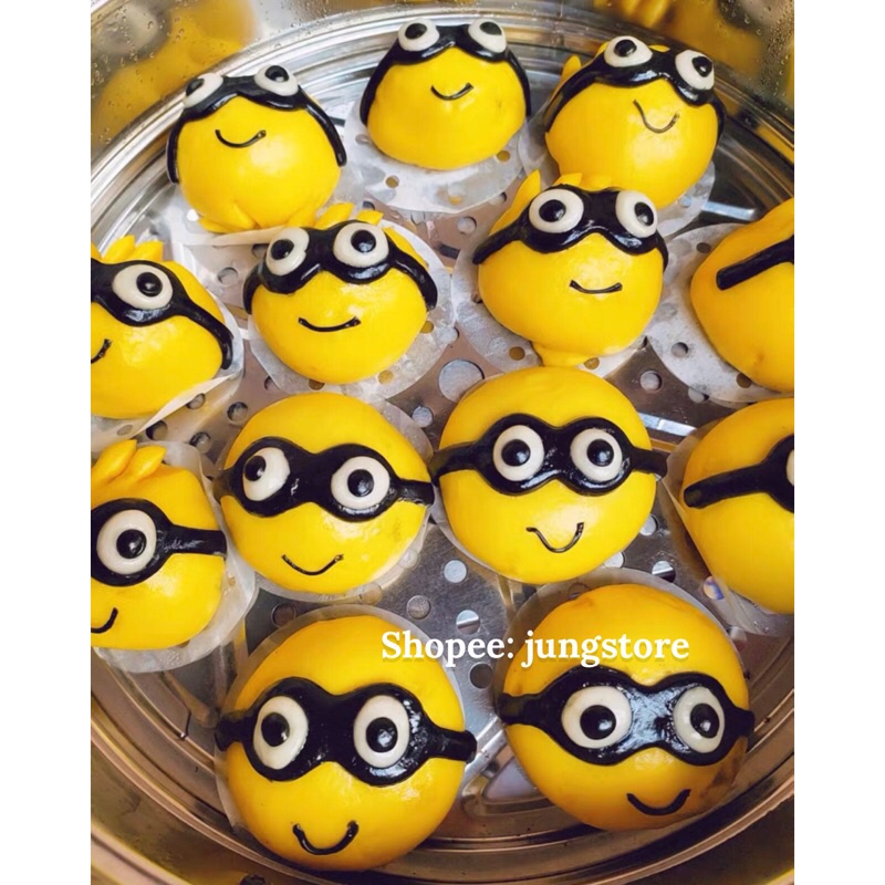 Khuôn tạo hình bánh bao, bánh mì, bánh trôi nước hình minion