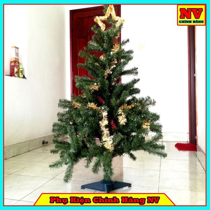 Cây Thông Noel Trang Trí 120Cm (1m2) Tặng Kèm Dây Kim Tuyến