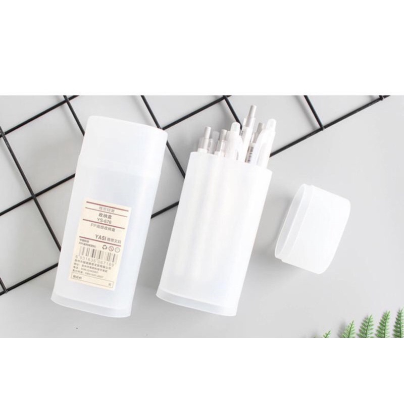 Muji ỐNG NHỰA ĐỰNG PHỤ KIỆN - size S/L CỤ VĂN PHÒNG