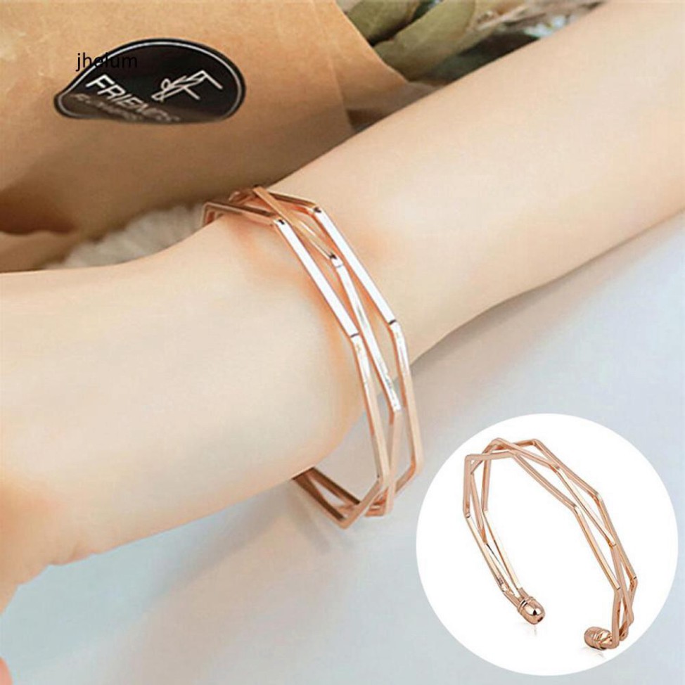 Sale 69% Vòng đeo tay nhiều lớp thời trang phong cách cho nữ, Rose Gold Giá gốc 21000đ- 23C29-1