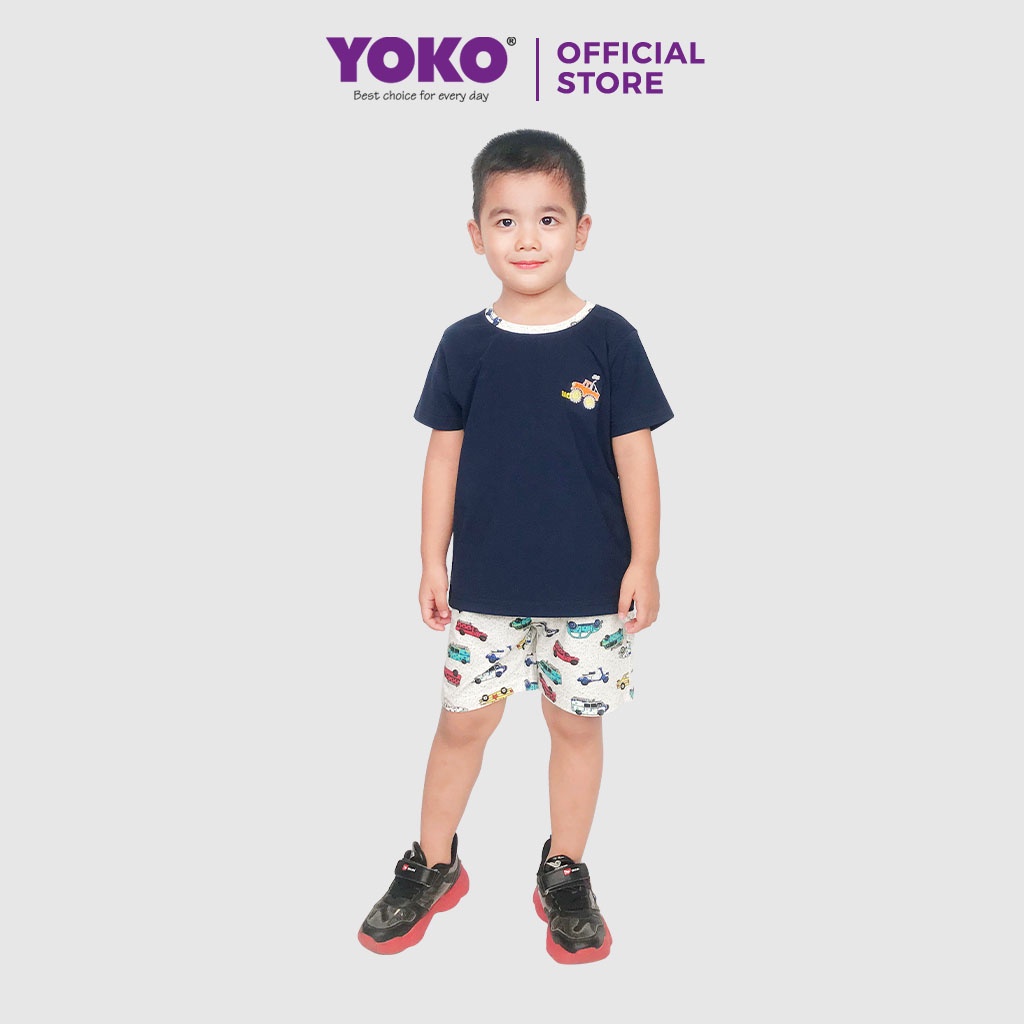 Bộ Quần Áo Thun Tay Ngắn Bé Trai (1-5 Tuổi) YOKO KID'S FASHION 21201T