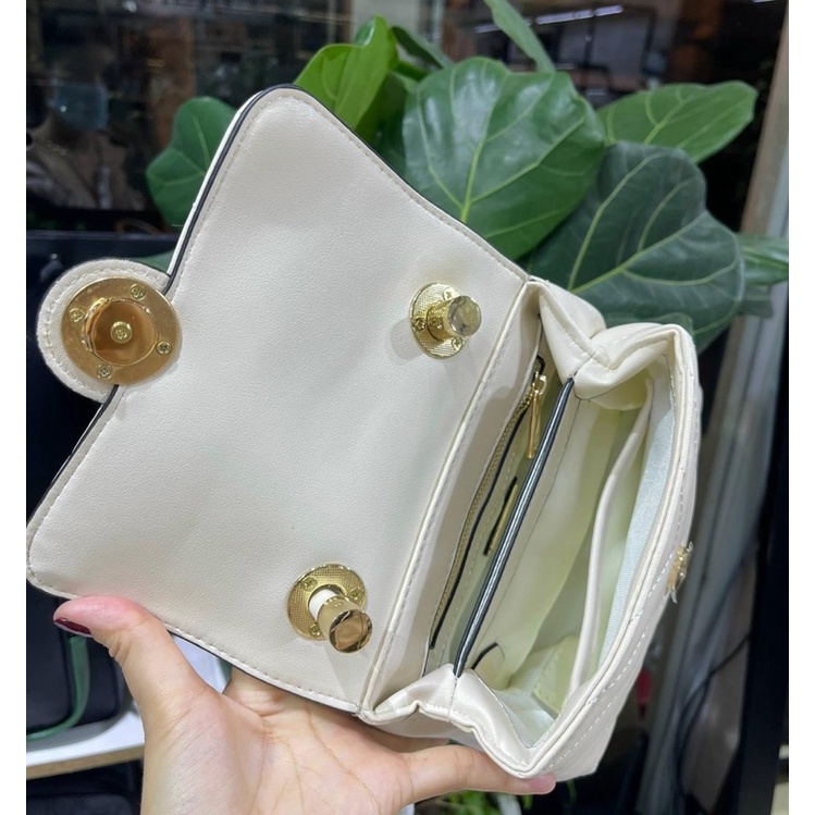 Túi Isabel bag quai cầm kèm dây đeo chéo sz20cm