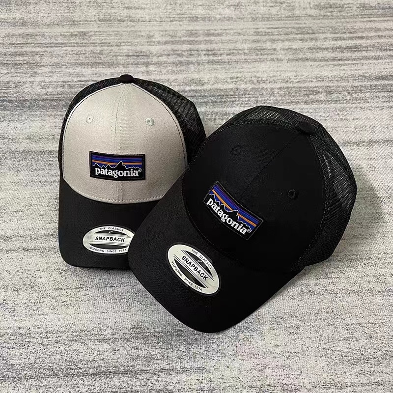 Patagonia 2022 mesh cap summer men's and women's new hard top truck baseball cap outdoor leisure sunshade cap