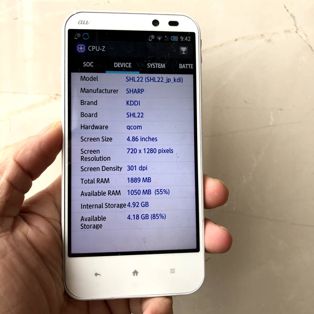 điện thoại nội địa Nhật Sharp SHL22 màn 4.9 inch ram 2GB+16Gb | BigBuy360 - bigbuy360.vn