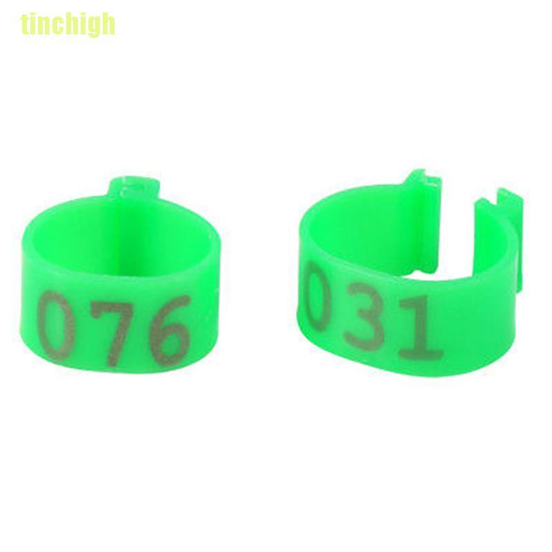 100 Vòng đeo chân 16mm cho gà/ vịt tiện dụng