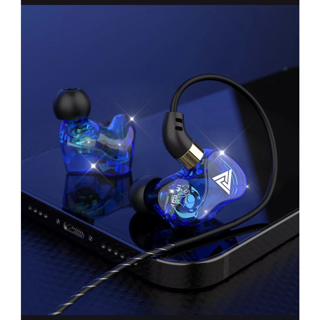 Tai nghe QKZ SK7, đẹp hơn, Bass tốt hơn, có micro và tăng giảm âm lượng