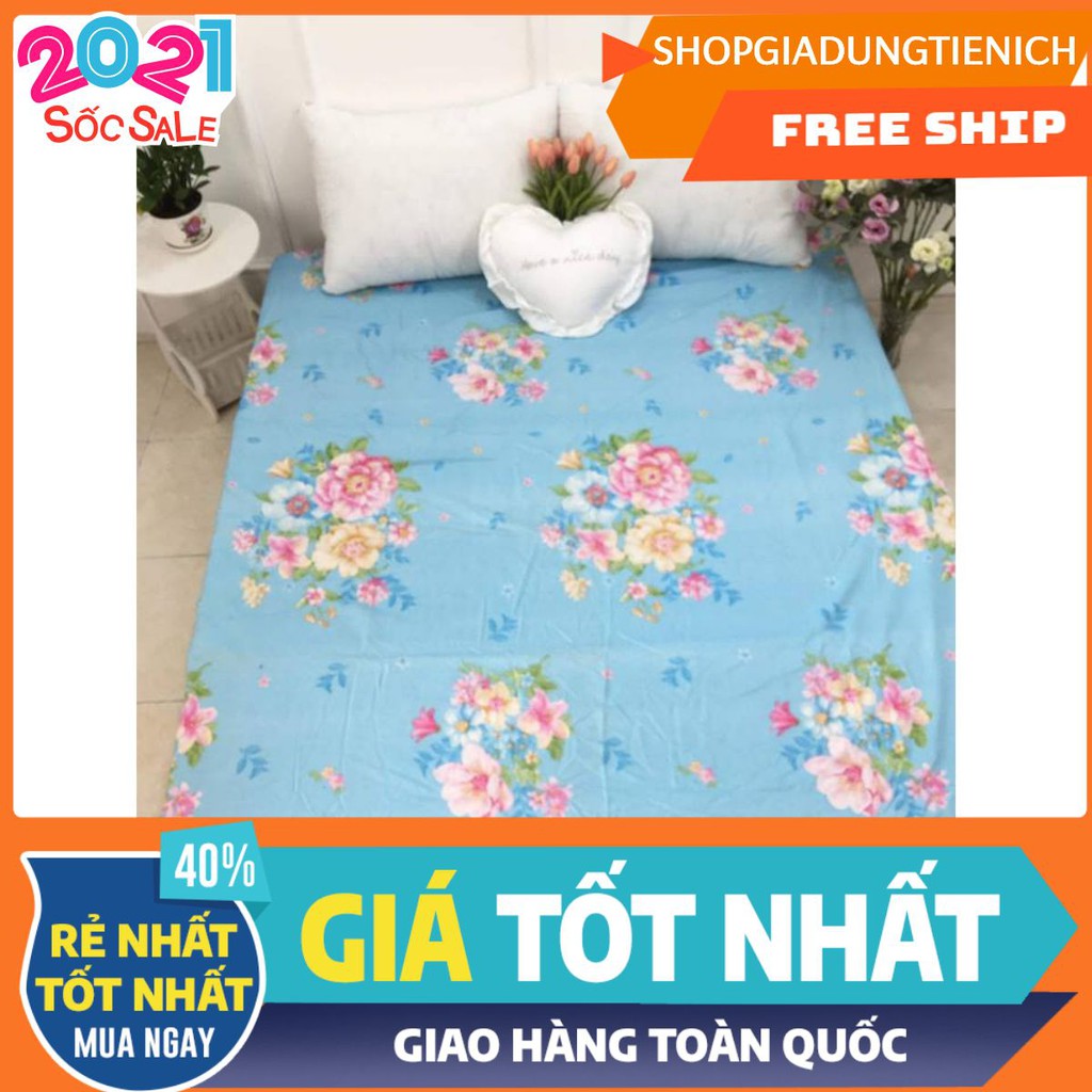 Ga Darp Giường Cotton Poly hoa hồng