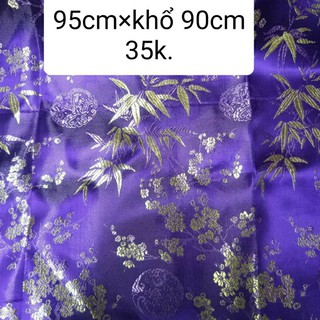 Vải Gấm thượng hải , khổ 90cm.